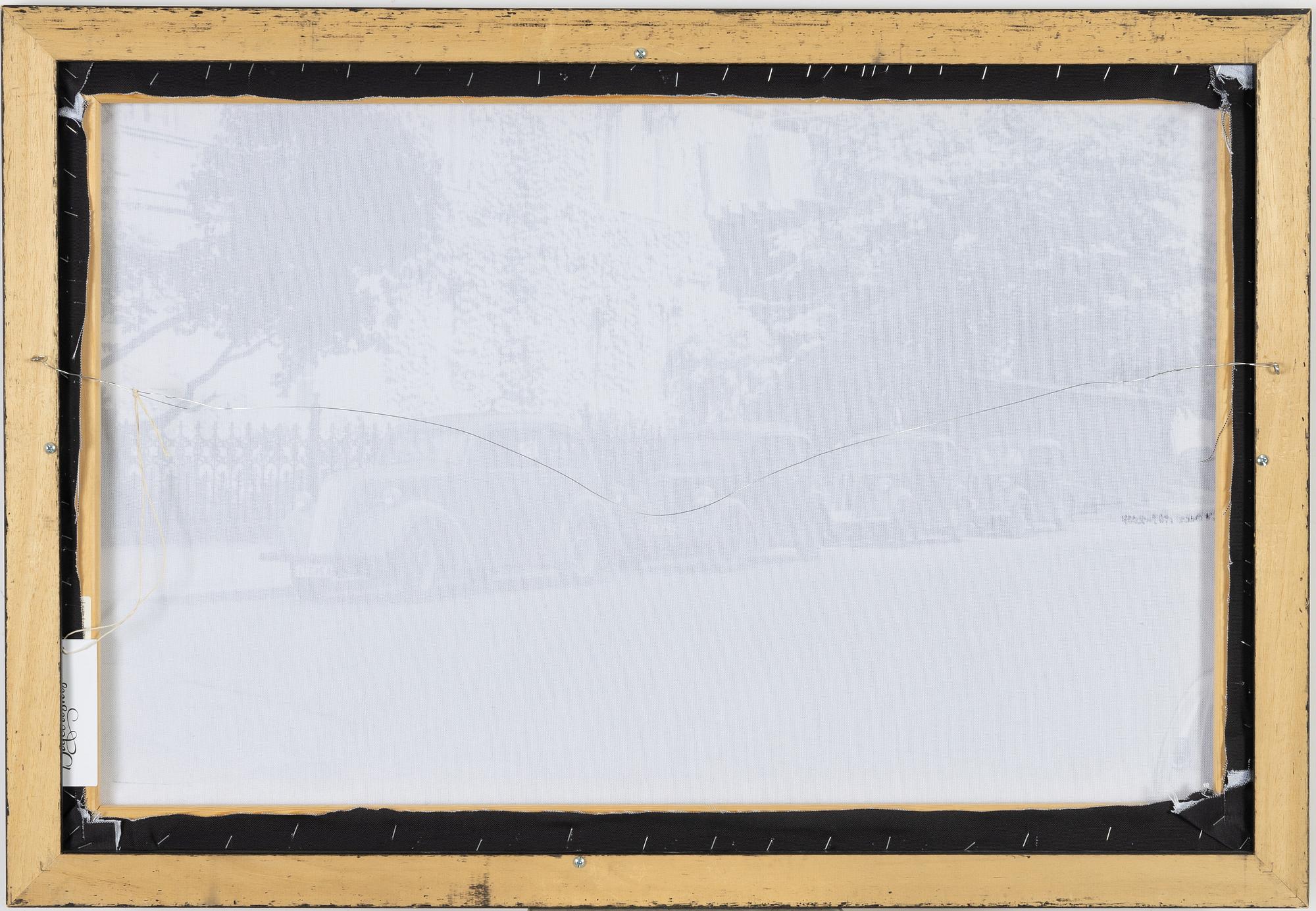 Carl Johan De Geer,  photo sublimation signed and dated 1959-2007. Numbered 1/3.