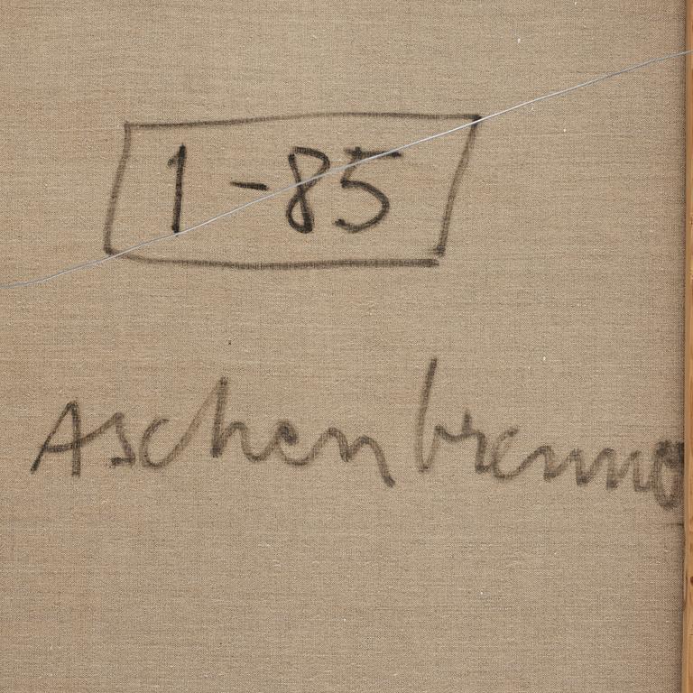 Lennart Aschenbrenner, oil on canvas, signed and dated-85.