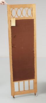 VIKSKÄRM, 3 delar, gustaviansk stil, 1800/1900-tal.