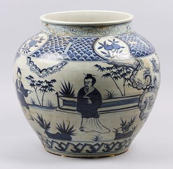 URNA, porslin, 1800-tal, Kina.