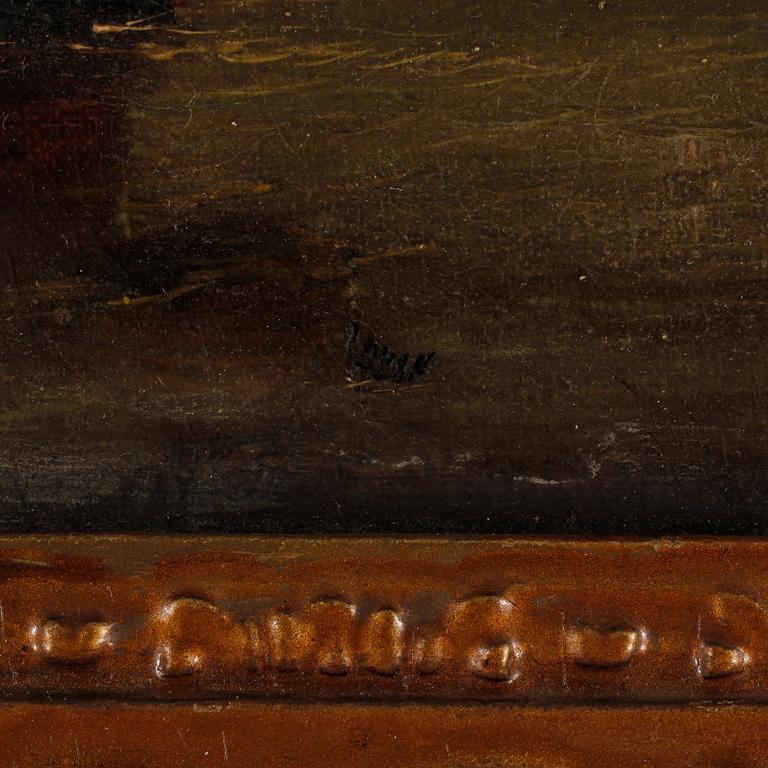 OKÄND KONSTNÄR, olja på duk, ej signerad, 1800-tal.