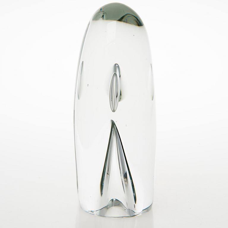 TIMO SARPANEVA,  a 'Claritas' glass sculpture, signed Timo Sarpaneva, Iittala 1984 C958.
