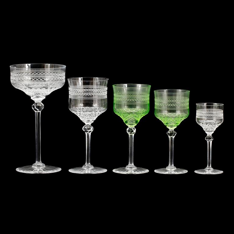 GLASSERVIS, 36 delar, 1900-talets första hälft.