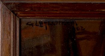 GUSTAF LAGERSTRÖM, Olja på duk, signerad och daterad 1902.