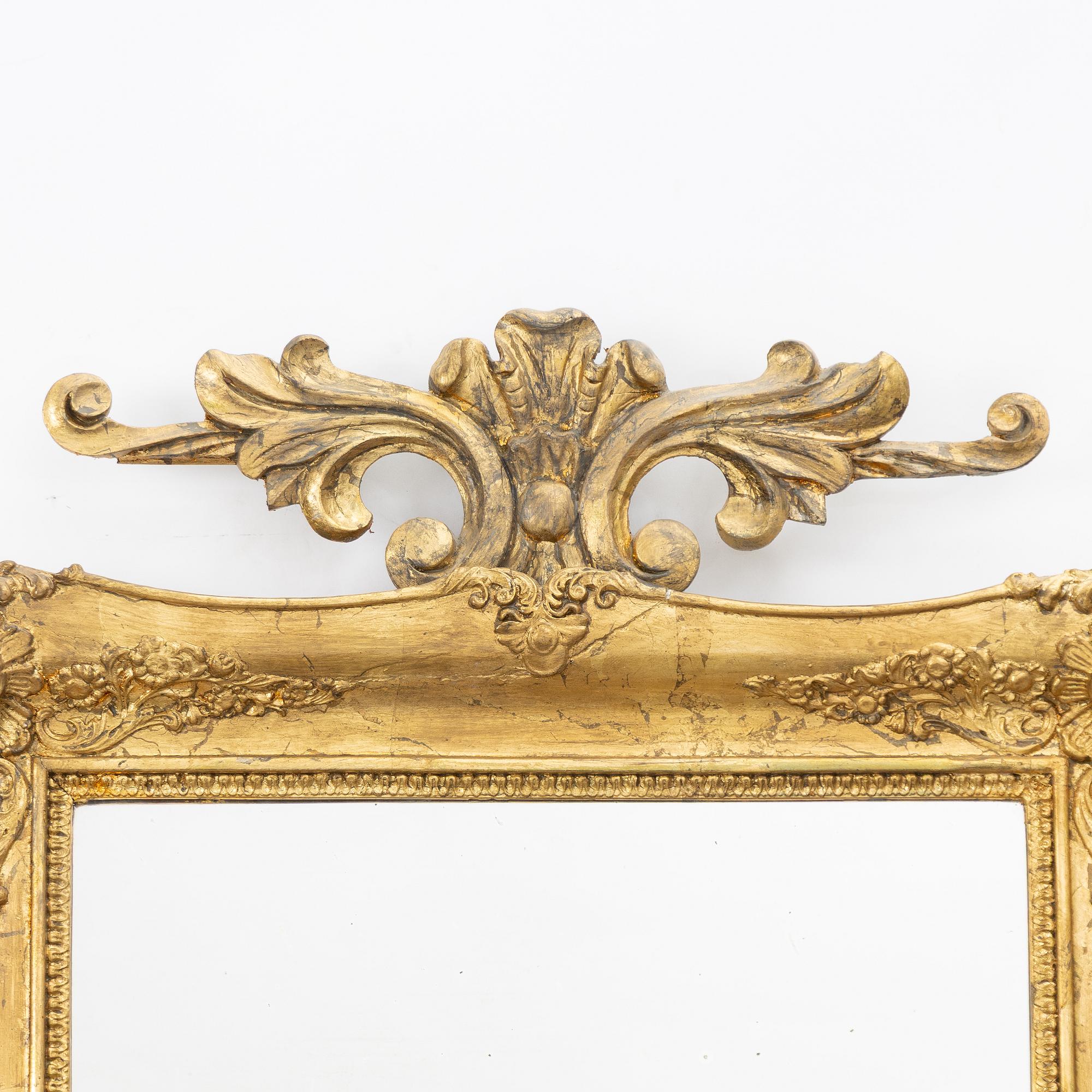 Mirror sconces, a pair, second half of the 19th century.