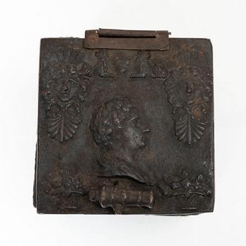 Tobaksburk, troligen Söderfors bruk, Uppland, daterad 1837, Empire.