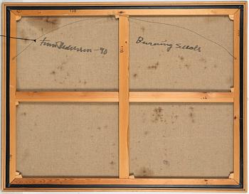 Finn Pedersen, olja på duk, signerad.