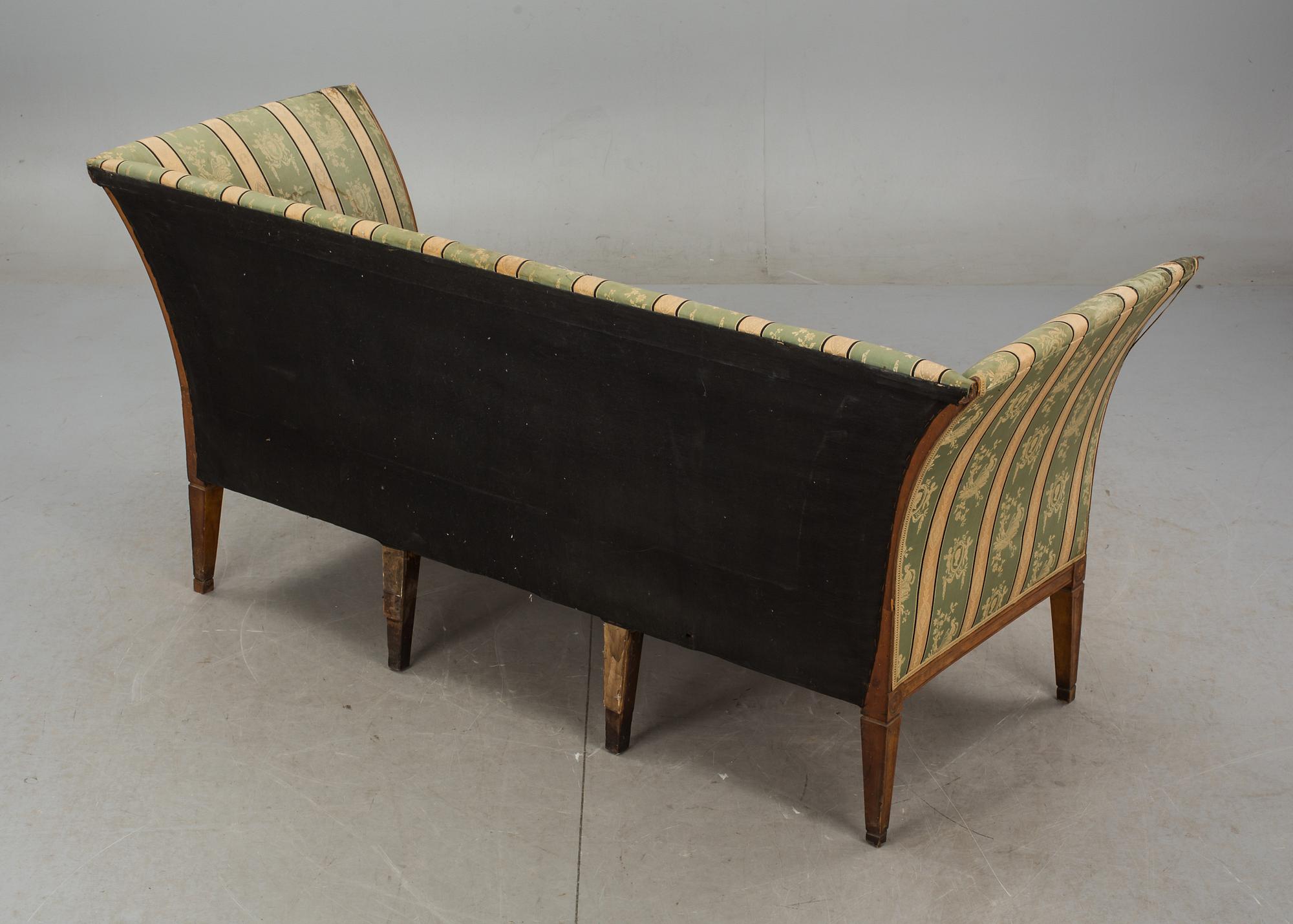 SOFFA, Louis XVI-stil. 1800-tal.