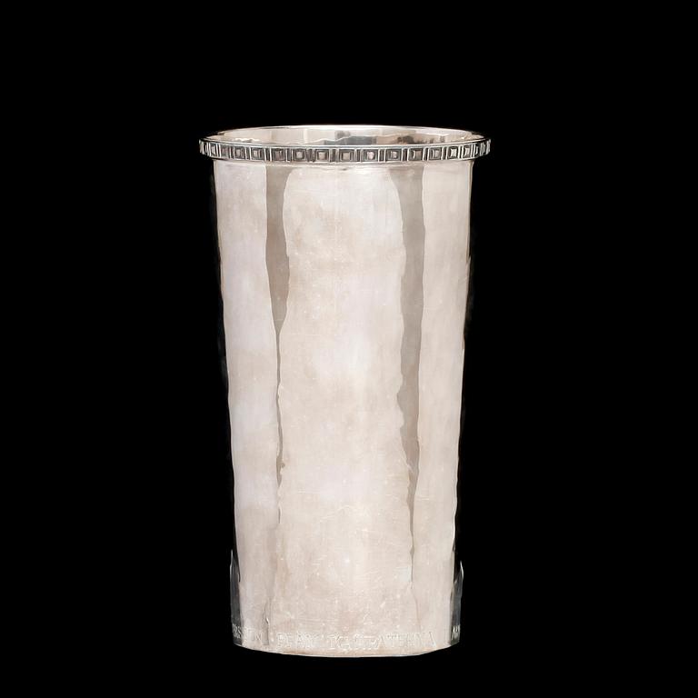 BÄGARE, silver, Eric Löfman. Vikt 244 g.