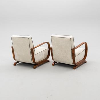 Fåtöljer ett par Art Deco 1900-talets första hälft.