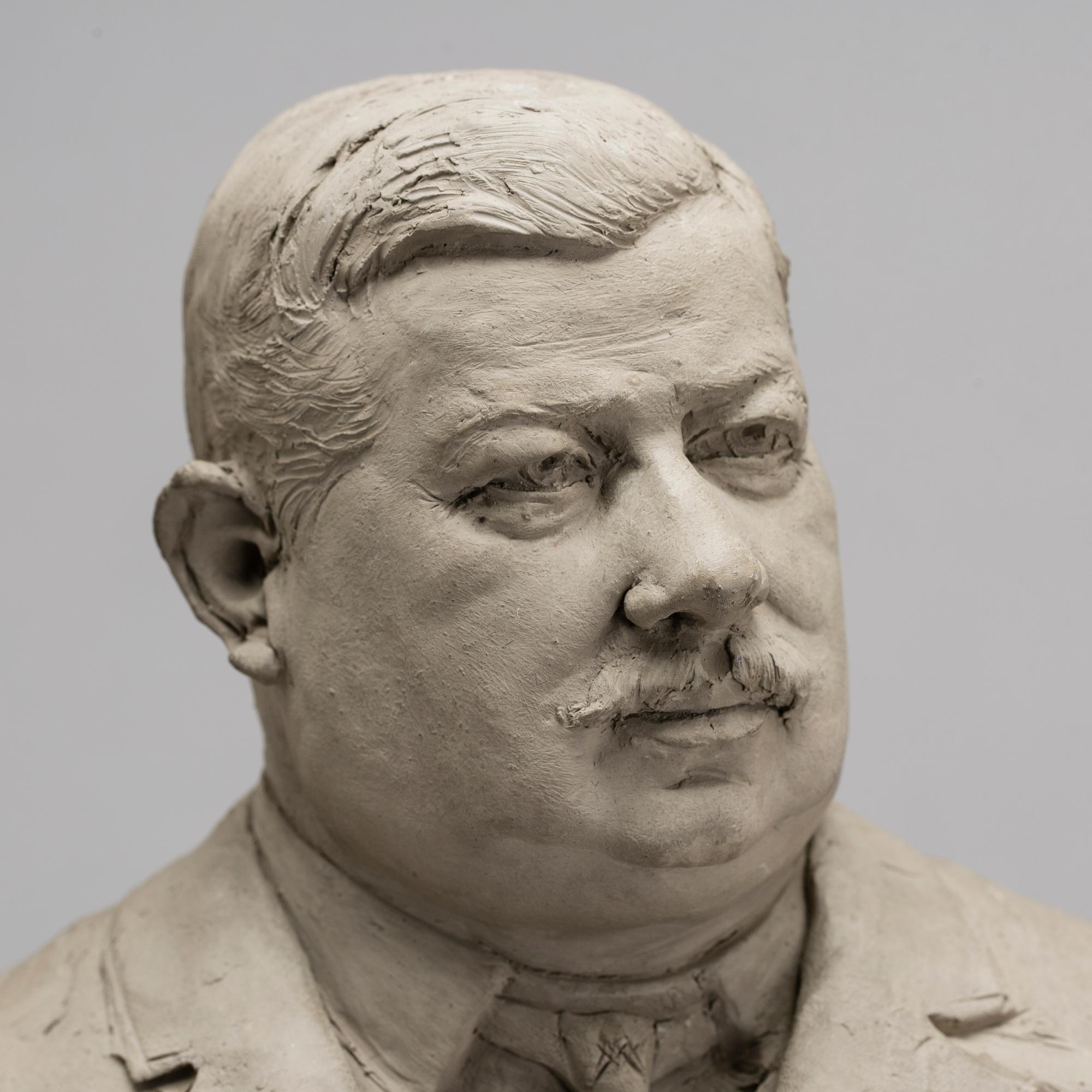 ALESSANDRO MORETTI, sculpture, clay. 1911.