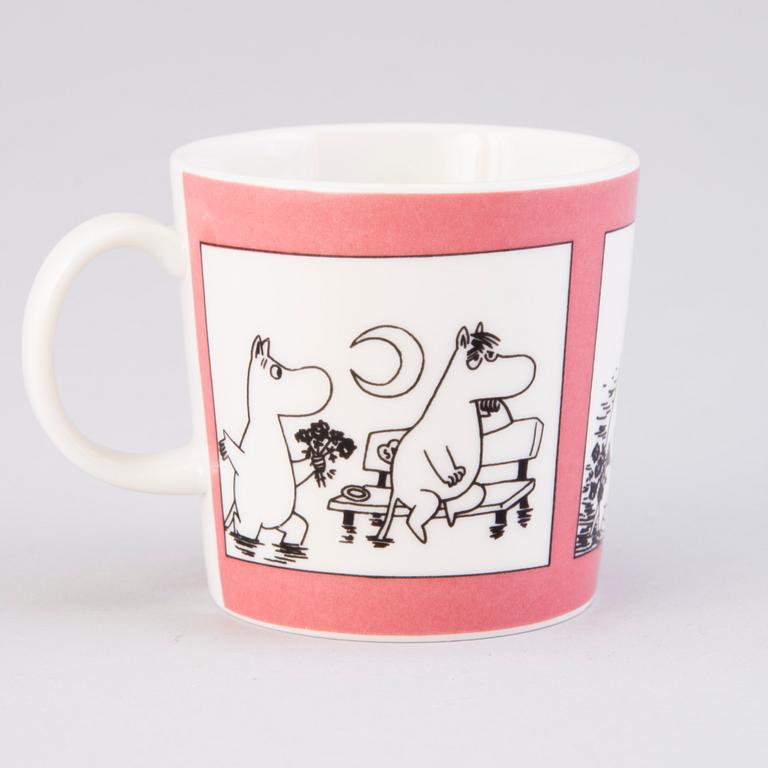 MUUMIMUKI, posliinia, "Muki roosa", Moomin Characters, Arabia 1990-1993.