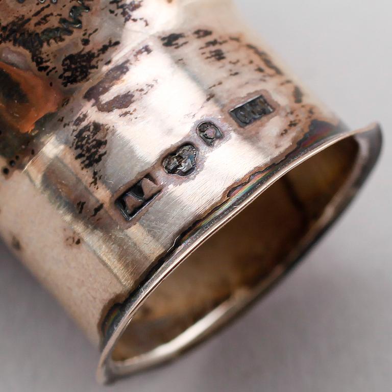 FLAKONGER, 4 st, glas, 1800-talets andra hälft.