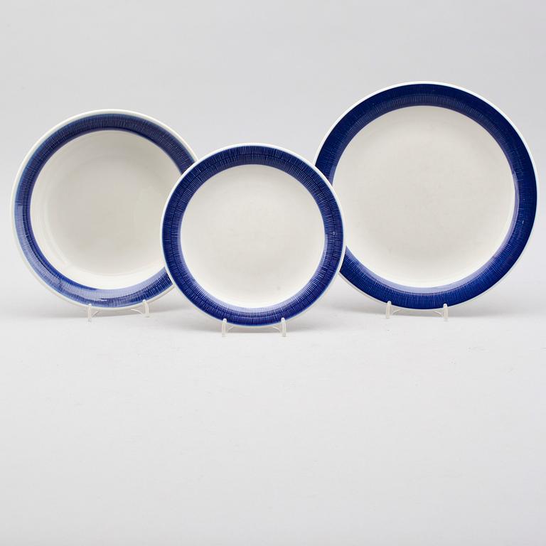 MATSERVIS, 59 delar, porslin, "Koka", Hertha Bengtsson, Rörstrand,