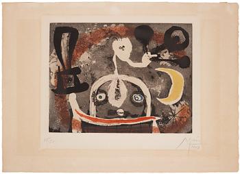 937. Joan Miró, ”Plate II”, From: ”Série III”.