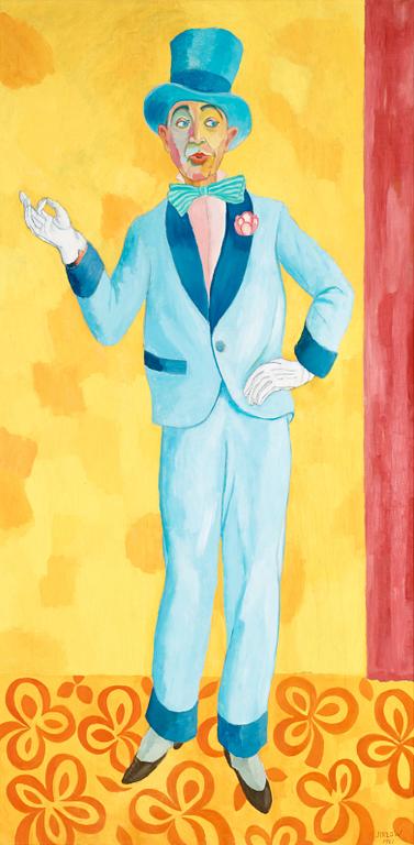 Lennart Jirlow, "Porträtt av Karl Gerhard 70 år" (Portrait of Karl Gerhard 70 years).