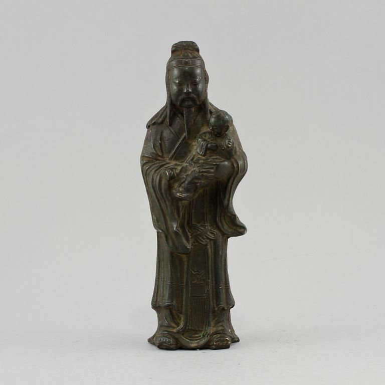 FIGURIN, brons, Kina, 1900-tal.