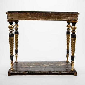 KONSOLBORD, sengustaviansk, stockholmsarbete, sekelskiftet 1700/1800.