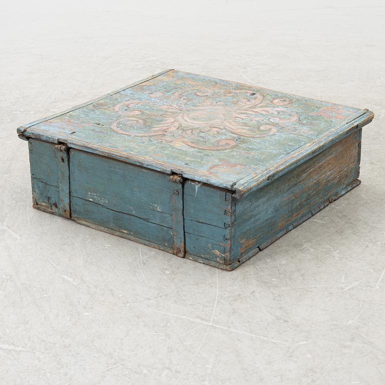 Skrin, allmoge, Småland, daterat 1851.