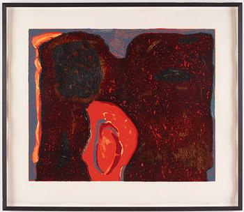 Rolf Hanson, lithograph and etching in colours, 1991, Signed and numbered 35/45.