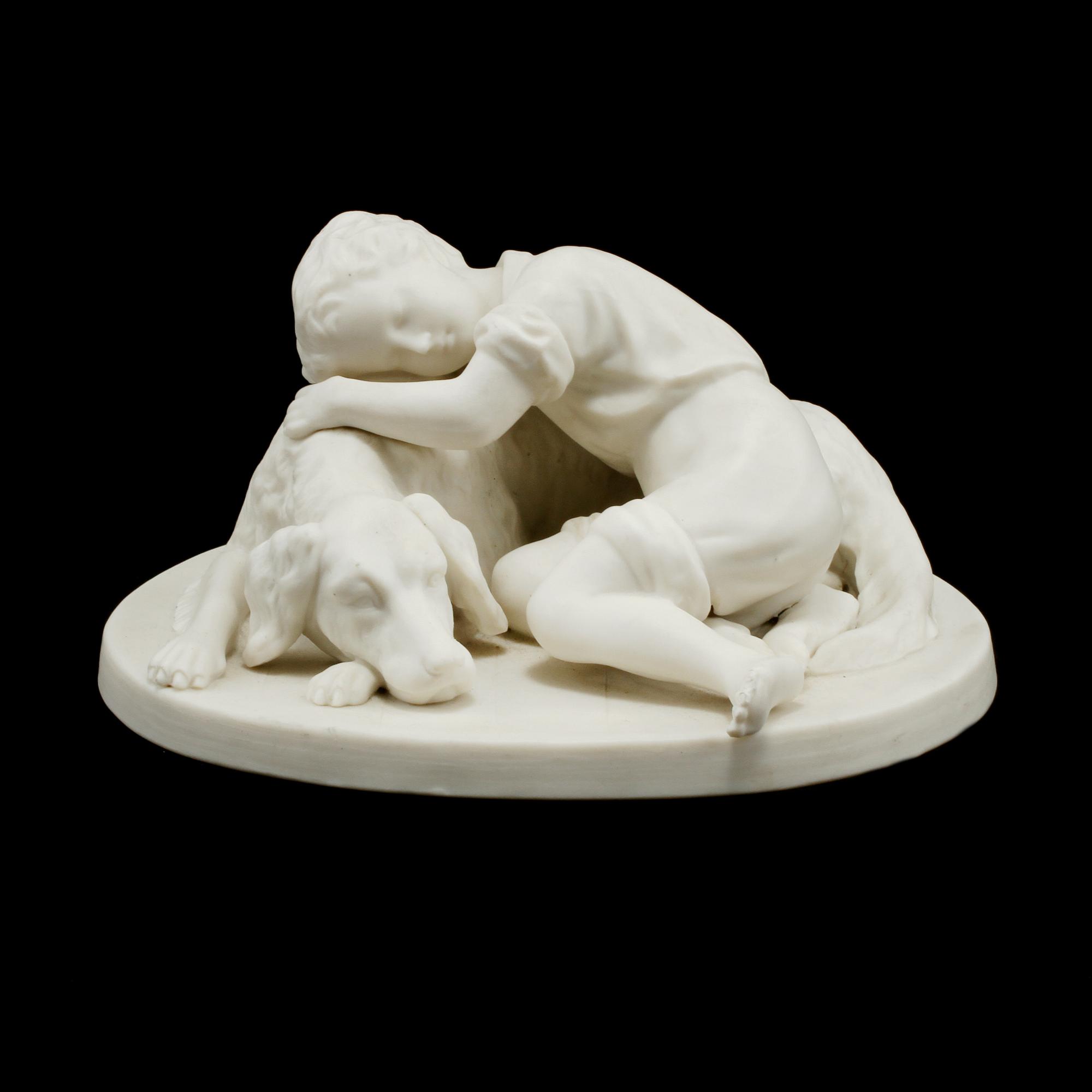 FIGURIN, parian, Gustafsberg, tidigt 1900-tal.