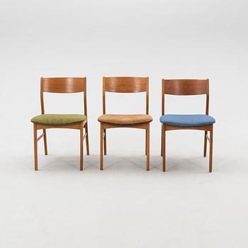 Stolar 6 st snarlika Farstrup Danmark 1960-tal.