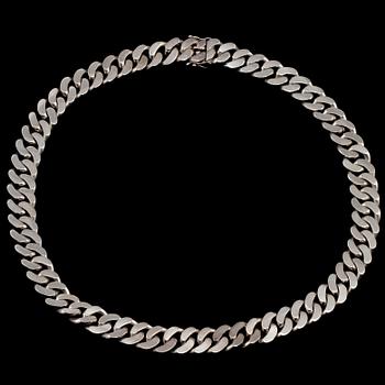 HALSLÄNK, sterlingsilver, Bröderna Hedens, Stockholm, 1976. Vikt 106 g.