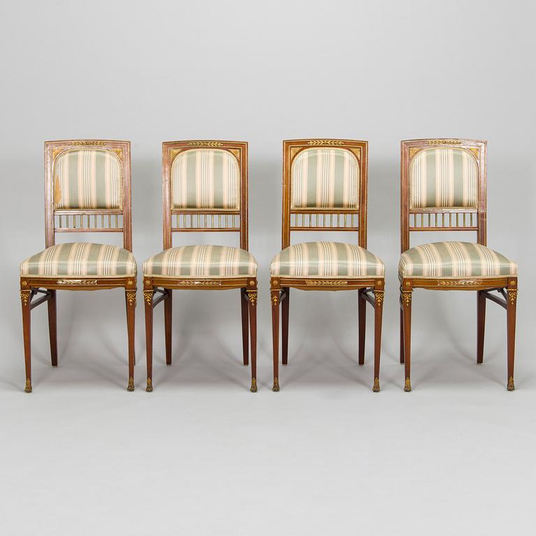 Möblemang, 8 delar, Empirestil, Ryssland, 1900-talets början.