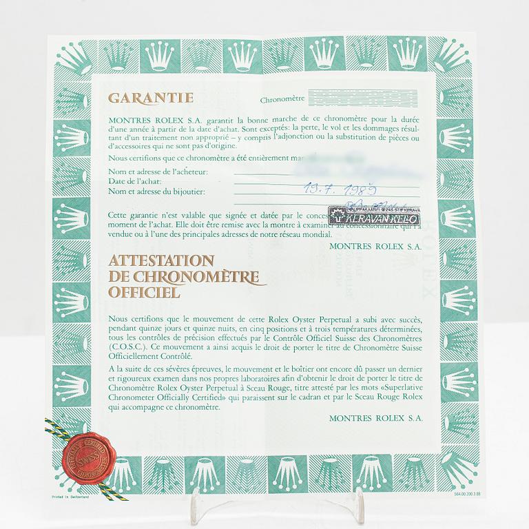 Rolex, Datejust, "Jubilee Diamond Dial", armbandsur, 26 mm.