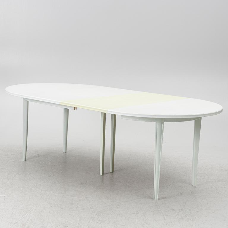 Carl Malmsten, a dinner table with six chairs, 'Brunnsviken', Sweden, second half of the 20th century.