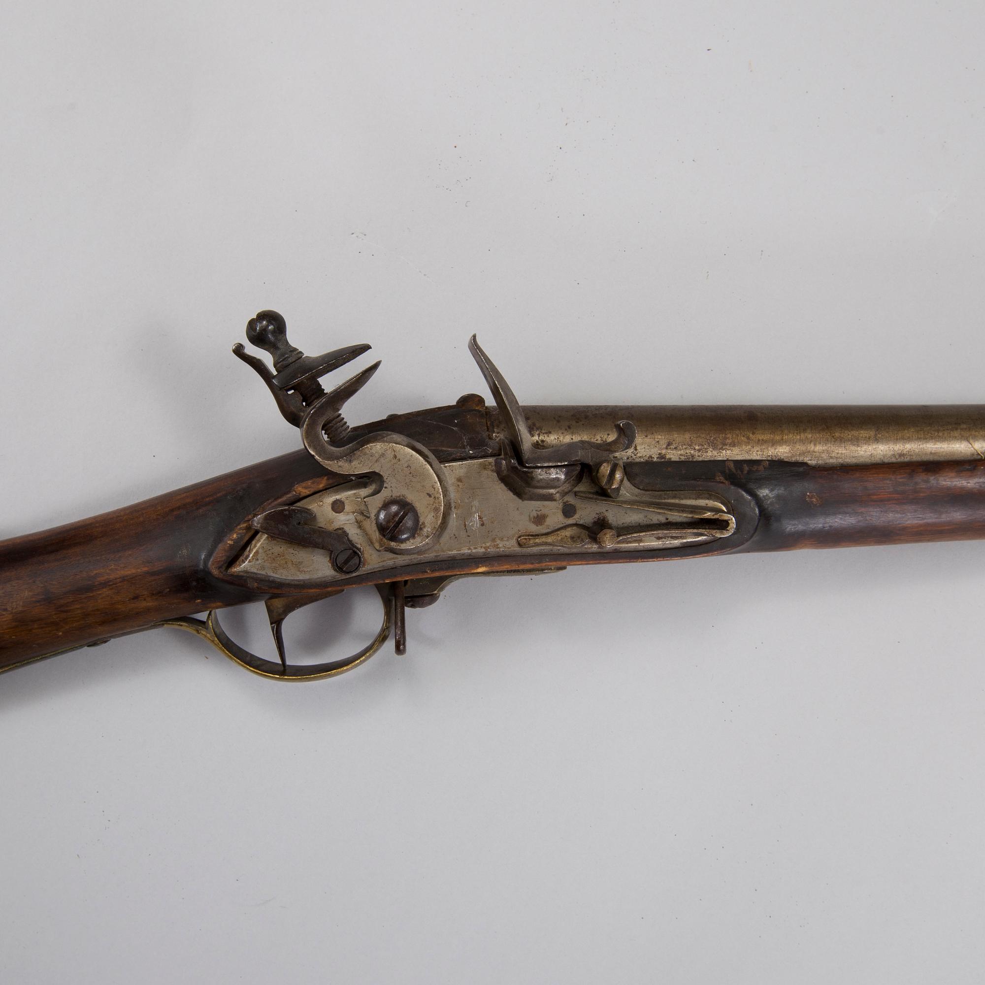 A swedish flintlock rifle early 19th century.