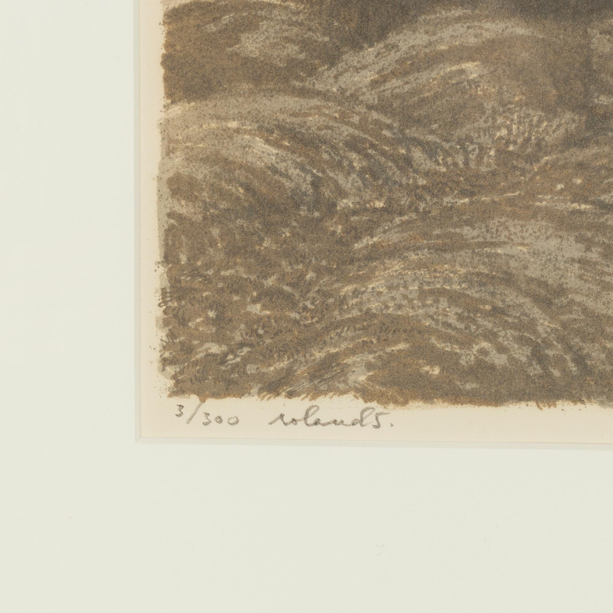 Roland Svensson, lithograph in color, signed and numbered 3/300.