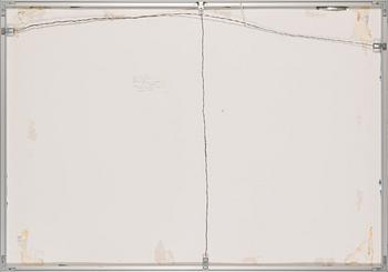 Kaisu Koivisto, akryl på papper, signerad och daterad 1989.