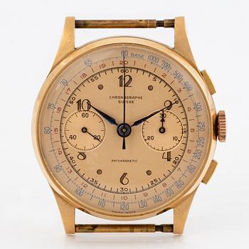 Chronographe Suisse, armbandsur, kronograf, 37,5 mm.