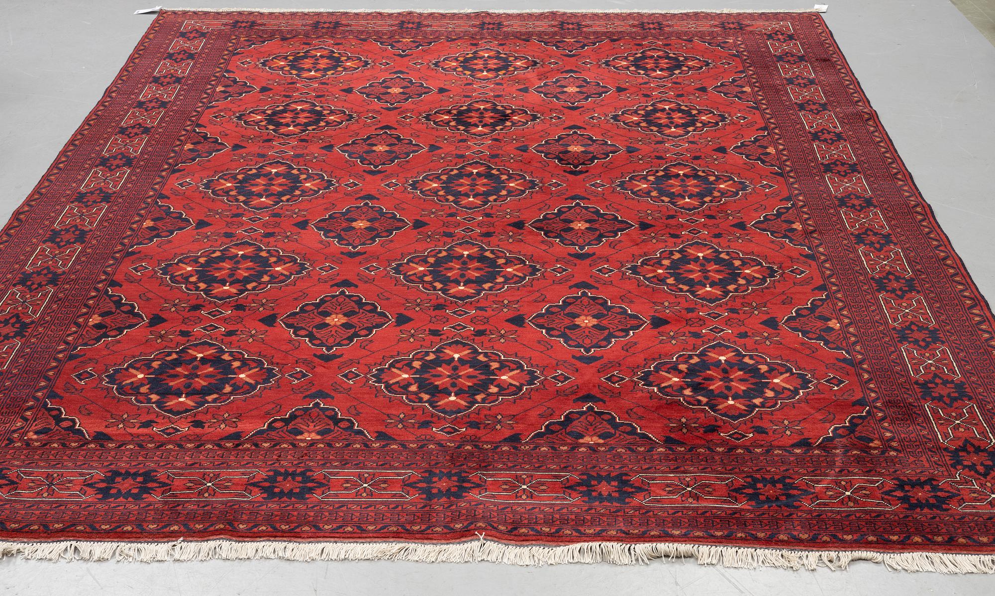 Carpet, Afghan, s.k. "Khan Mohammadi", ca 347 x 254 cm.
