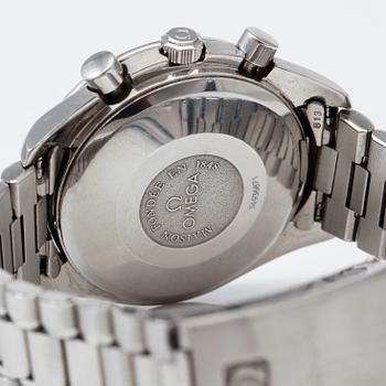 ARMBANDSUR, stål, Omega Speedmaster, Trippledate, Tachymeter, 1990-tal.