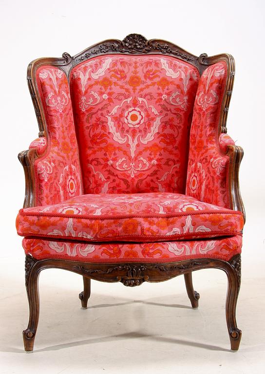 Bergère Louis XV-stil 1800-tal.