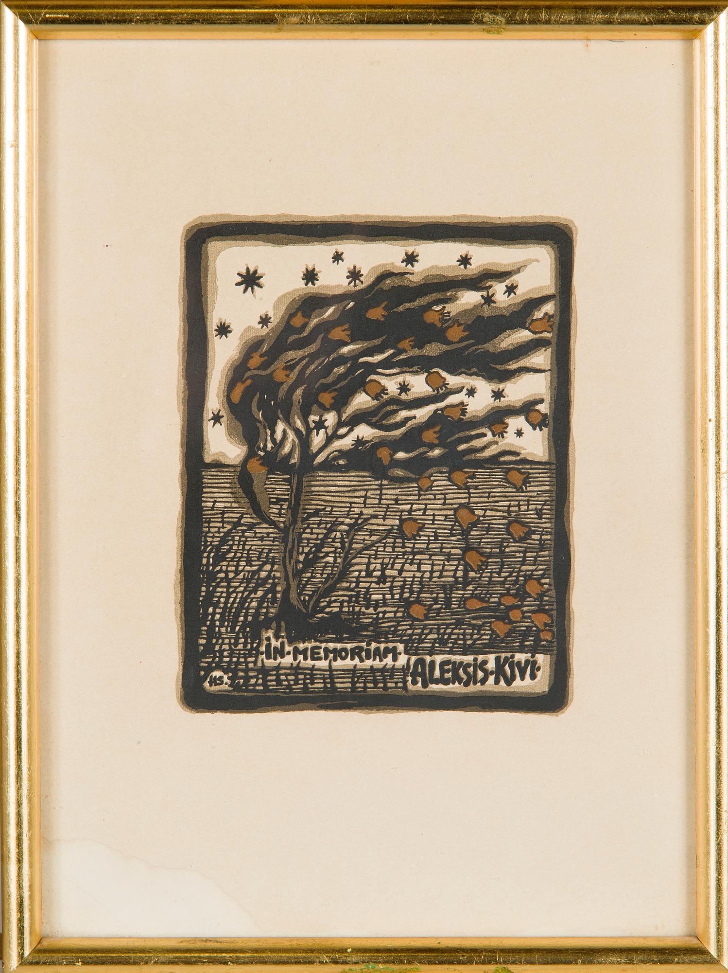 Hugo Simberg, "In Memoriam Aleksis Kivi".