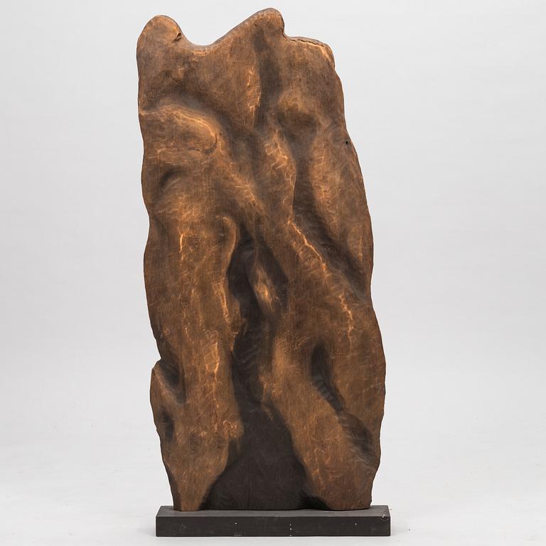 GUNNAR UOTILA, sculpture, wood, not signed.