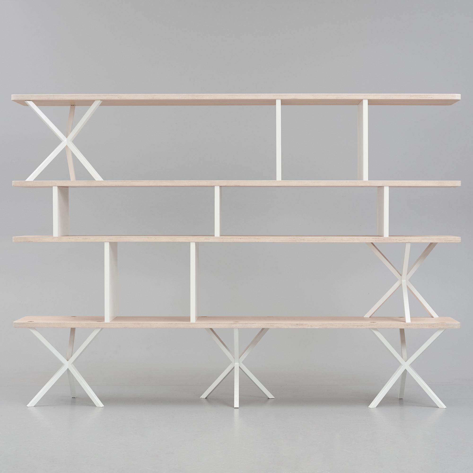 Per Söderberg, bokhylla, specialbeställd "NEB Shelving System", No Early Birds.