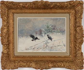 Mosse Stoopendaal, Crows in a Winter Landscape.