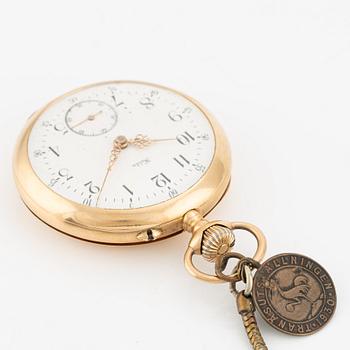 Halda, pocket watch, 49.5 mm.