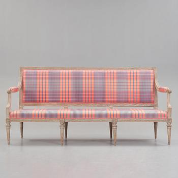 A Gustavian late 18th century sofa.