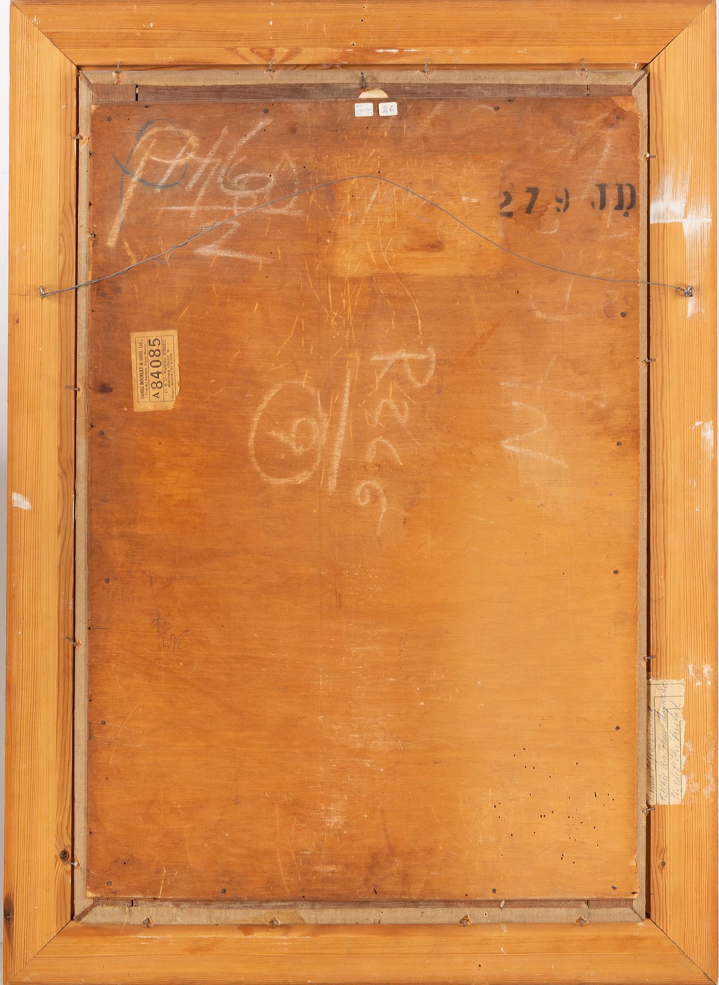 Arvid Mauritz Lindström, oil on canvas, signed.