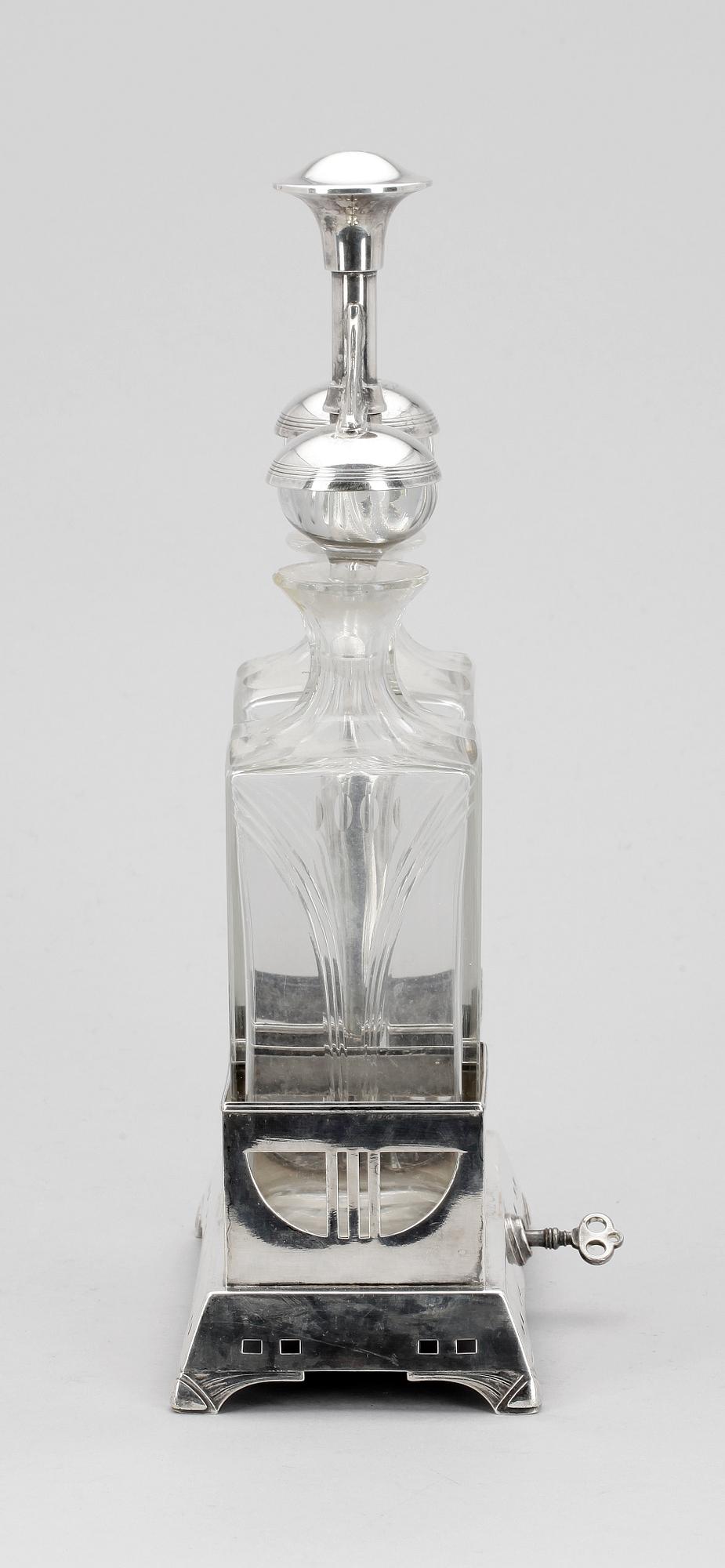 FLASKSET, jugend, nysilver, 1900-talets första hälft.