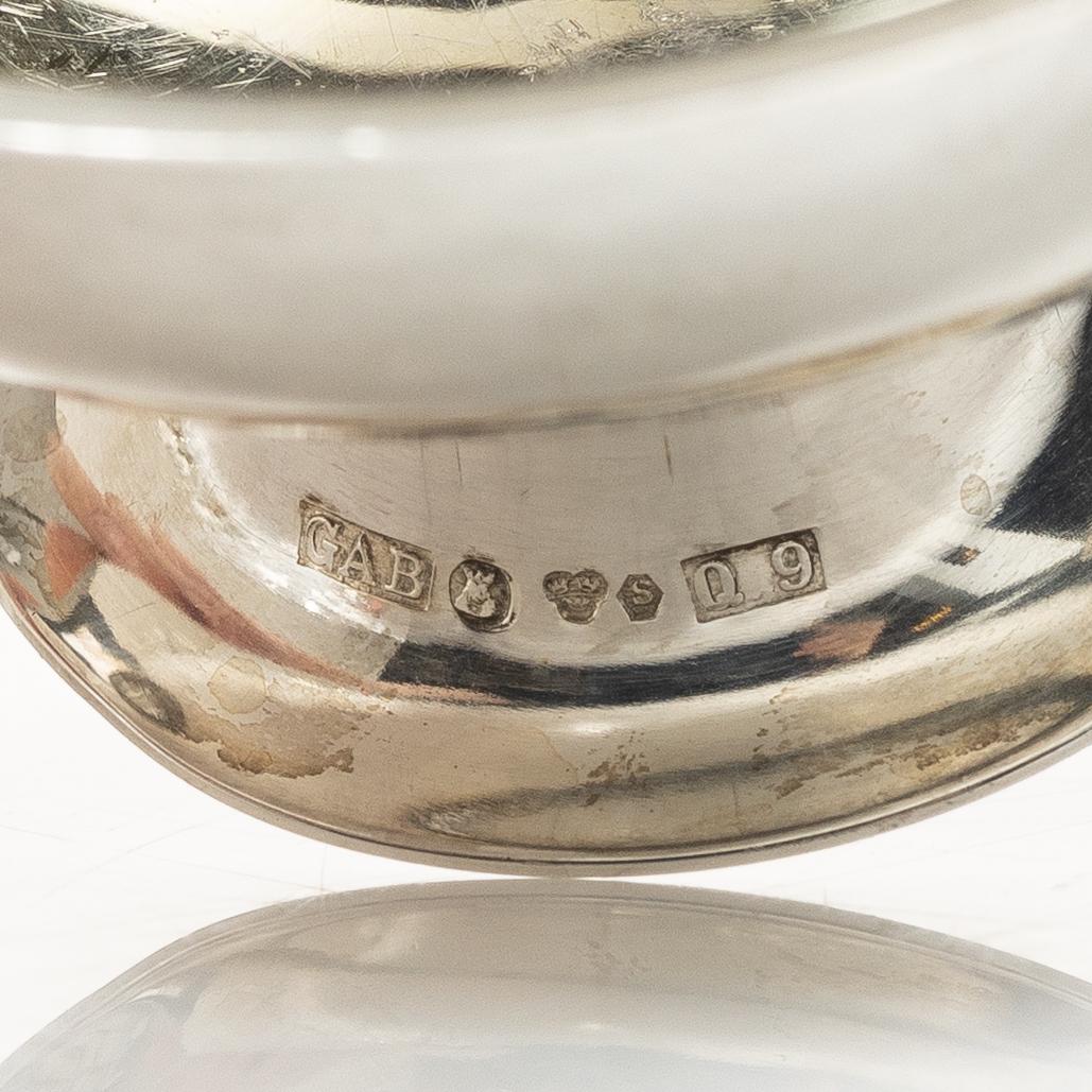 Twelve silver mugs, Stockholm, Eskilstuna and Gothenburg, 1950-91.