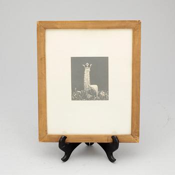 John Bauer · JOHN BAUER, litografi,  Ur boken "Troll", ej sign.
