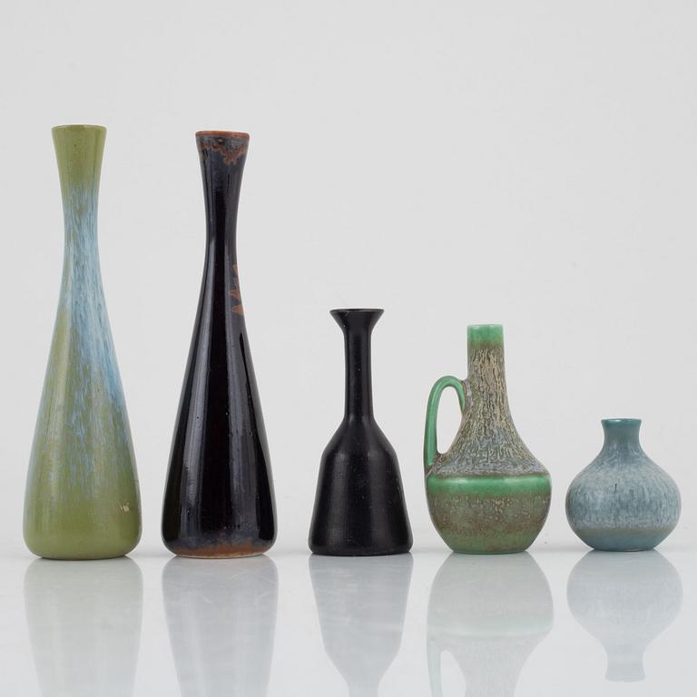 Miniatyrer, 8 st, bl.a. Carl-Harry Stålhane, Rörstrand.