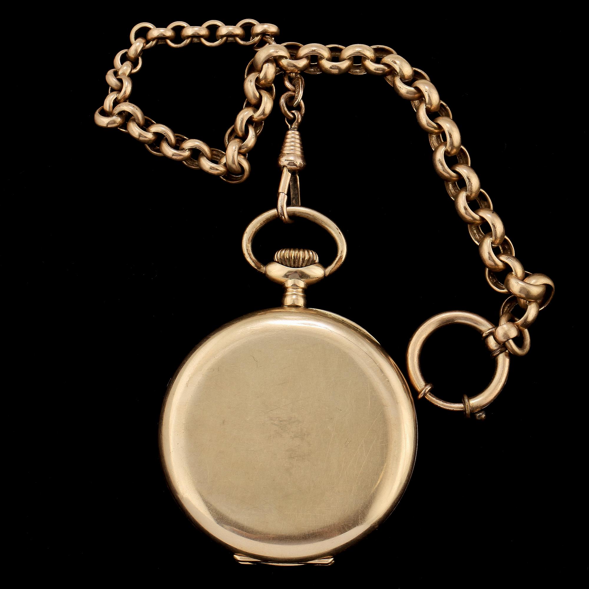 FICKUR, 14k guld. Vikt 80 g.