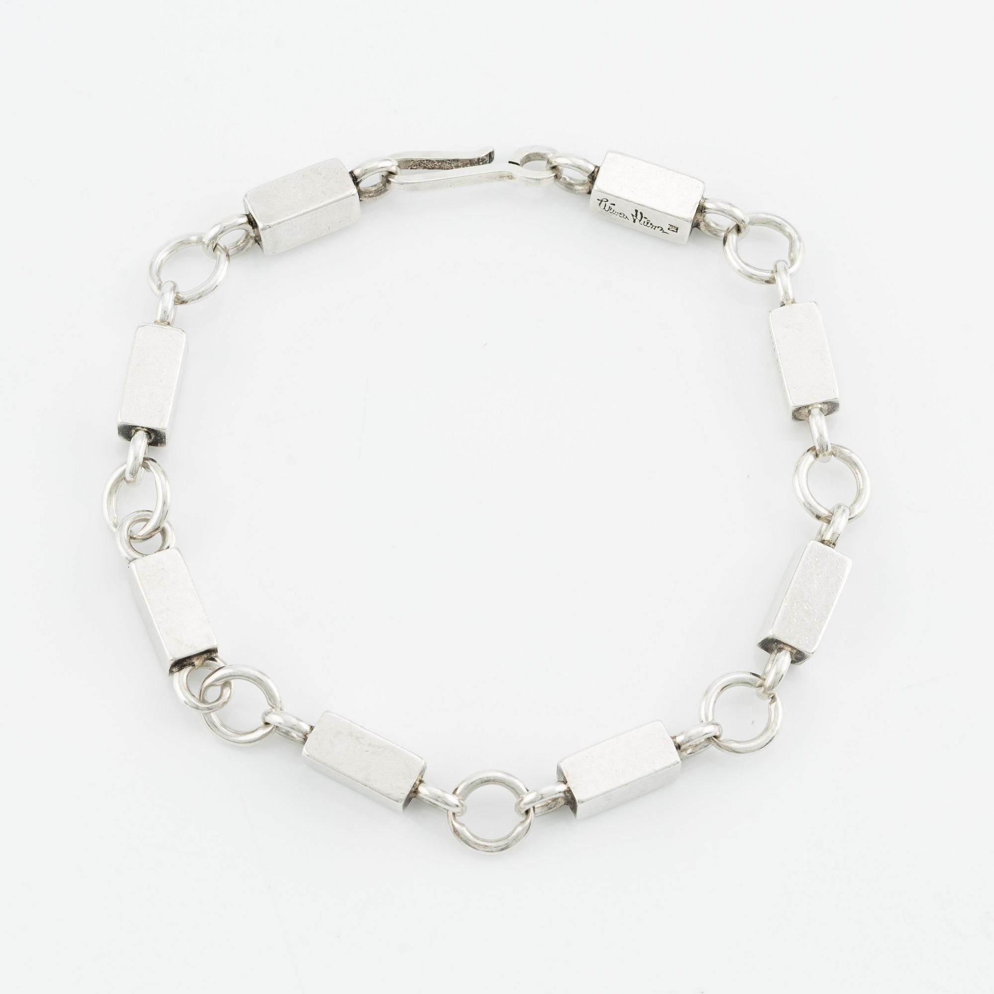 Wiwen Nilsson, a bracelet, sterling silver, Lund 1944.